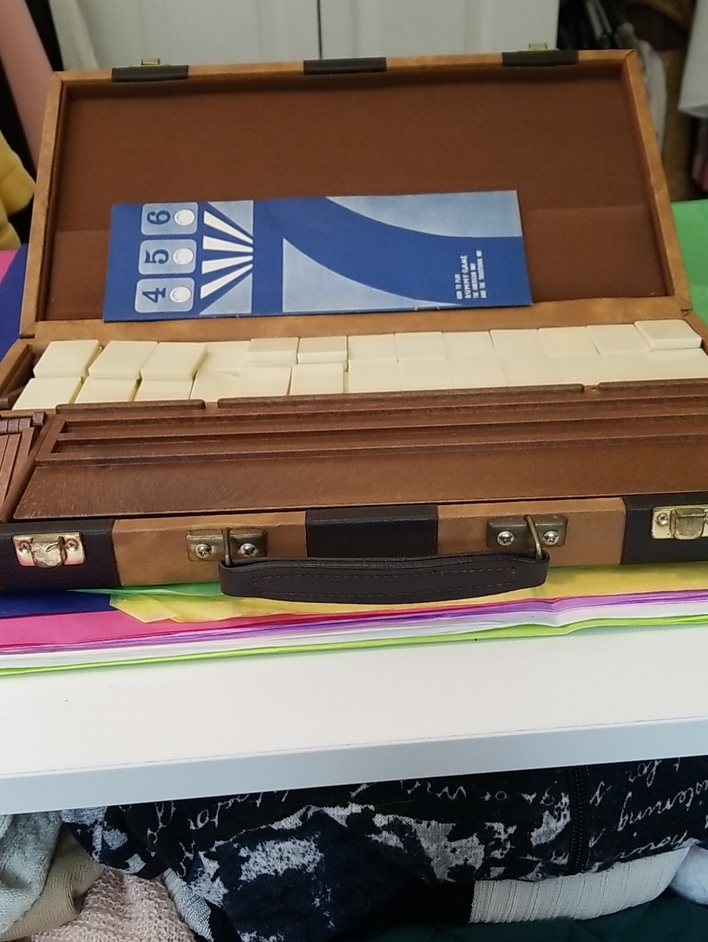 Rummy Game in a carrying case/ with Instruction manuel GUC